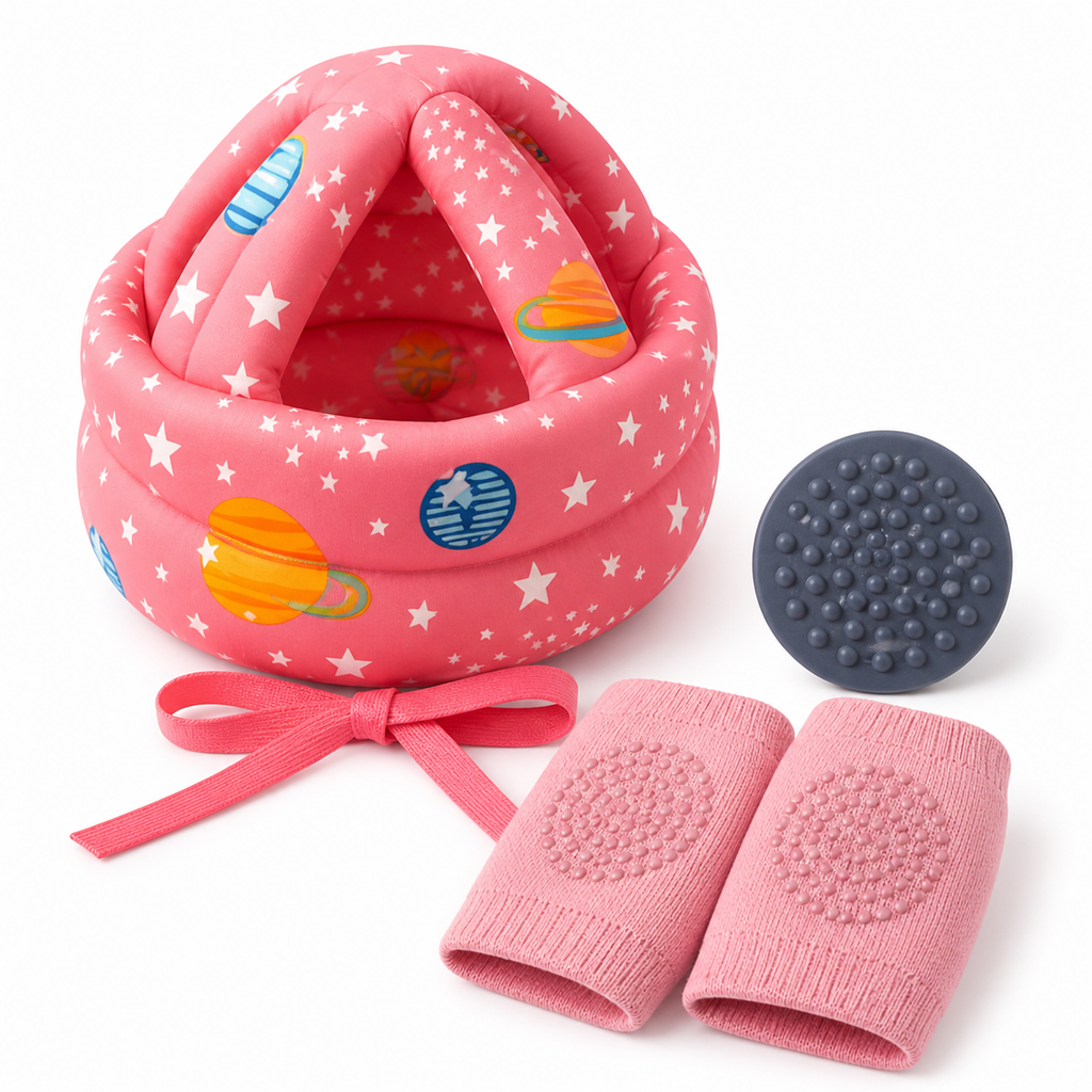 Baby Safety Helmet + FREE Knee Pads