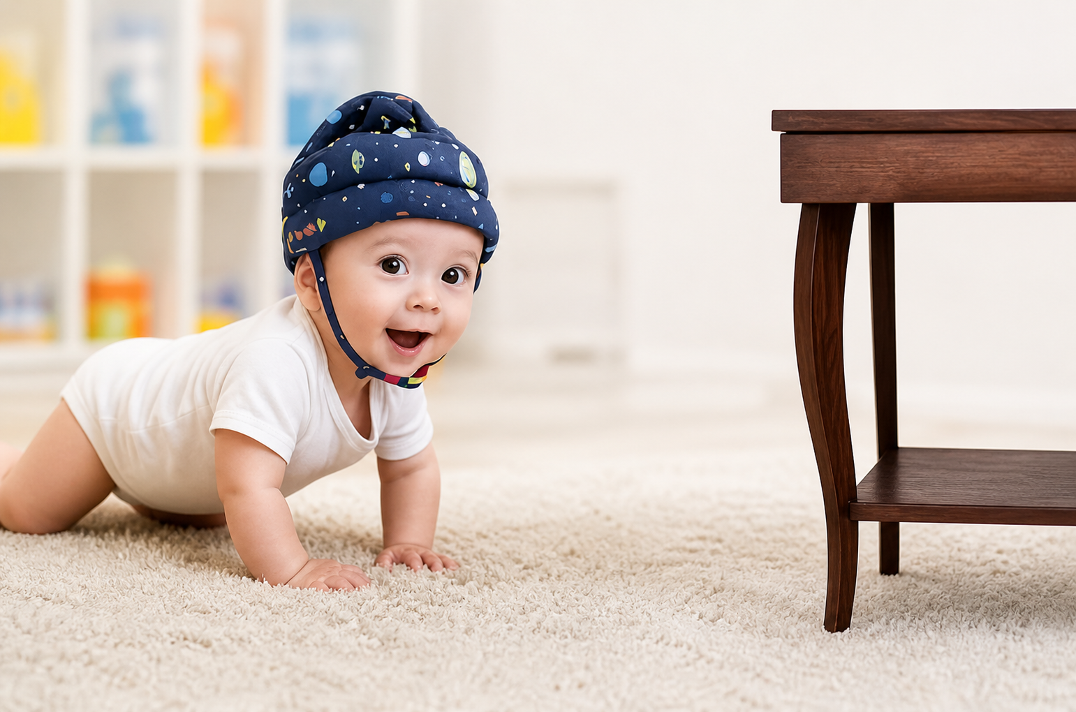 Baby Safety Helmet + FREE Knee Pads